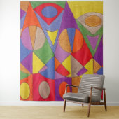 Abstract Acryl 1 Wandkleed (In situ)