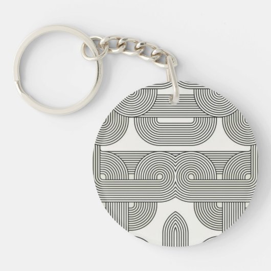 Abstract acrylic keychain (Voorkant)