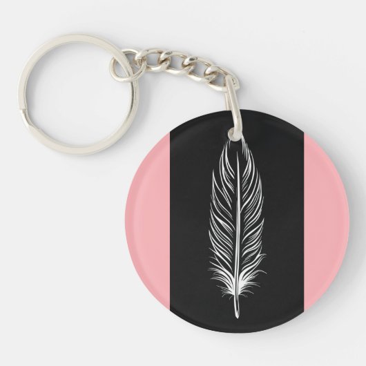 Abstract acrylic keychain (Voorkant)