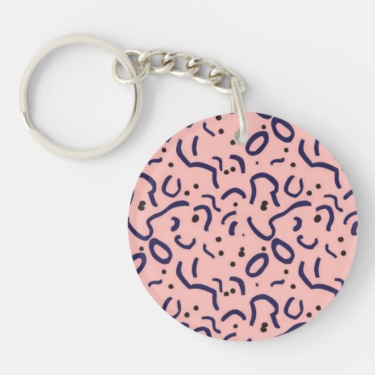 Abstract acrylic keychain (Voorkant)