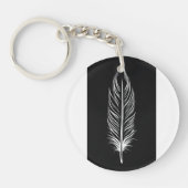 Abstract acrylic keychain (Voorkant)