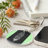 Abstract acrylic keychain (Voorkant Rechts)