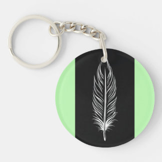Abstract acrylic keychain