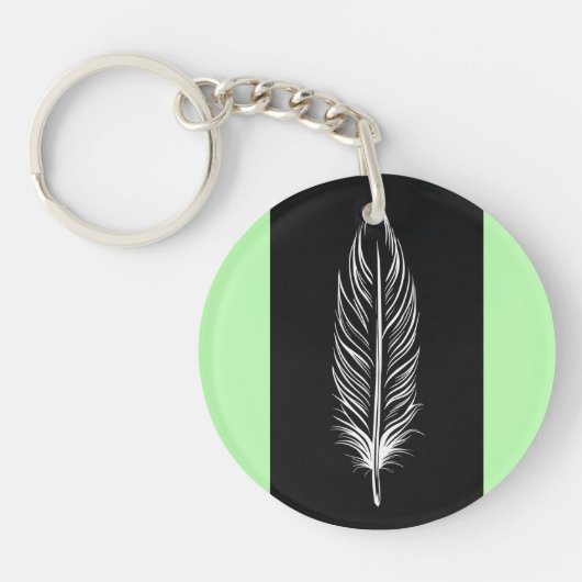 Abstract acrylic keychain (Voorkant)