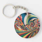 Abstract acrylic keychain (Voorkant)
