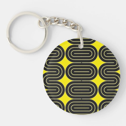 Abstract acrylic keychain (Voorkant)