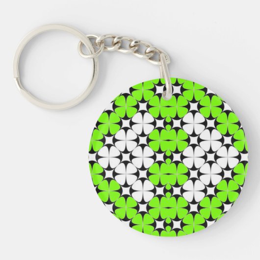 Abstract acrylic keychain (Voorkant)