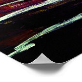 Abstract acrylverf met ventilator poster (Hoek)