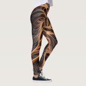 Abstract afbeelding - 3D Fractal, digitale kunst,  Leggings (Rechts)
