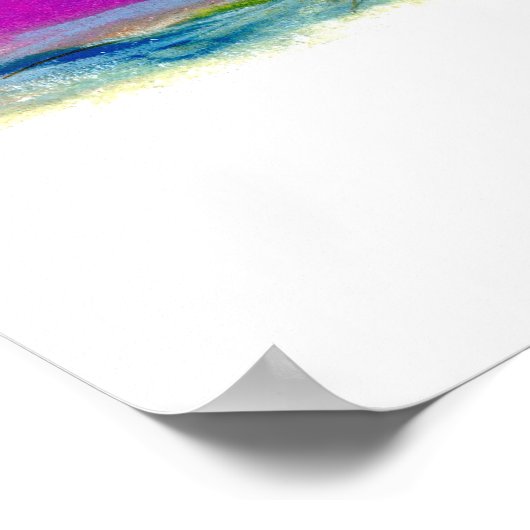 abstract afbeelding poster (Hoek)