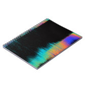 Abstract afbeelding van glitched LED-scherm. Breke Notitieboek (Linkerzijde)