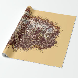 Abstract-afrika Lion Cadeaupapier
