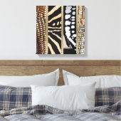 Abstract Afrikaans patroon Canvas Afdruk (Insitu (Slaapkamer))