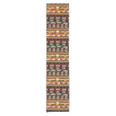 Abstract Afrikaans tribaalPatroon Korte Tafelloper (Voorkant)