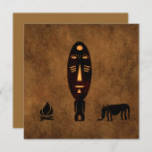 Abstract-Afrikaanse stamkunst (Voorkant / Achterkant)