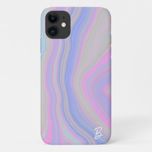 Abstract Agaat gepersonaliseerd telefoonhoesje iPhone 11 Hoesje