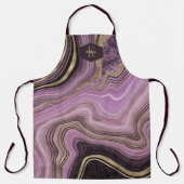 Abstract Agaat Monogram Midnight ID827 Schort (Voorkant)