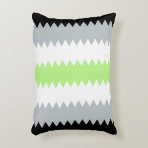 Abstract Agender Pride-vlag      Accent Kussen