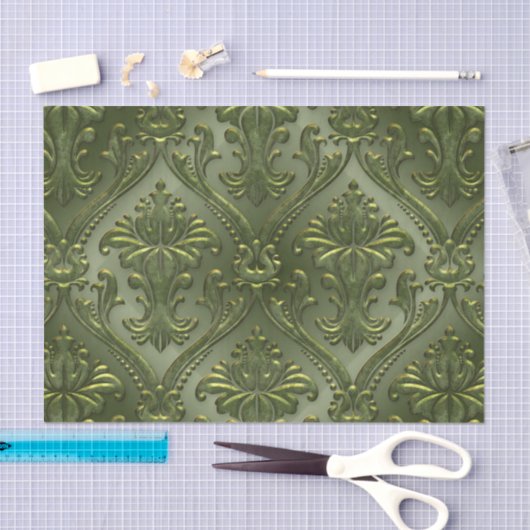 Abstract aluminium patroon tissuepapier (Craft)