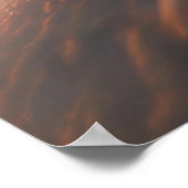 Abstract Alziend Oog Poster (Hoek)