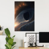 Abstract Alziend Oog Poster (Thuiskantoor)