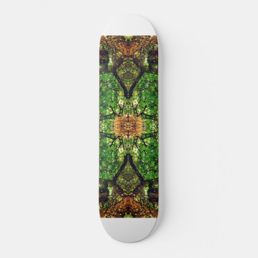 ABSTRACT AMBIDEXTROUS TREE ART #66, SKATEBOARD (Voorkant)