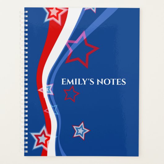 Abstract Amerikaans abstract modern design Planner (Voorkant)