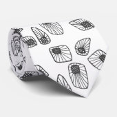 Abstract Amoba-Stropdas Stropdas (Opgerold)