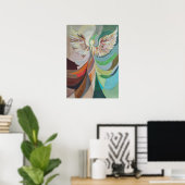 Abstract angel poster (Thuiskantoor)