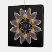 Abstract Angel Wings Mandala Fractal Monogram Keramisch Ornament (Links)
