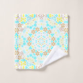Abstract antiek ornamentaal dekerpatroon bad handdoek (Wasdoekje)