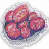 Abstract Apples Sticker (Voorkant)