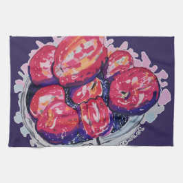 Abstract Apples Theedoek