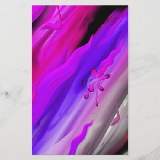 Abstract aquarelle briefpapier (Voorkant)