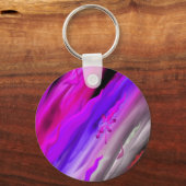 Abstract aquarelle sleutelhanger (Voorkant)