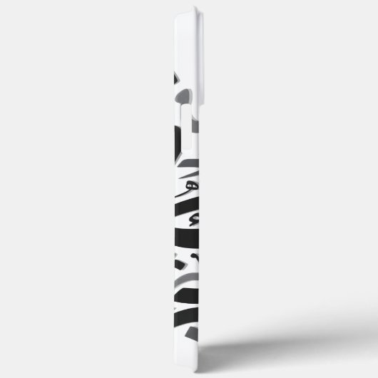 Abstract Arabisch kalligrafie Case-Mate iPhone Case (Achterkant / Rechts)