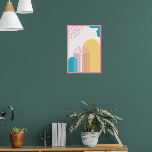 Abstract Arch Slaapkamer Wall Poster (Woonkamer 1)