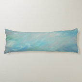 Abstract Art Blue Haze Float Lang Kussen (Voorkant)