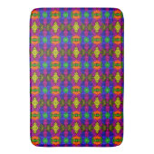 Abstract Art Bright Pattern Badmat (Voorkant Verticaal)