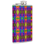 Abstract Art Bright Pattern Heupfles (Rechts)