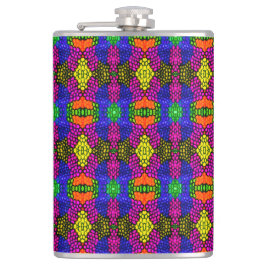 Abstract Art Bright Pattern Heupfles