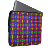 Abstract Art Bright Pattern Laptop Sleeve (Voorkant Rechts)