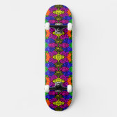 Abstract Art Bright Pattern Skateboard (Voorkant)