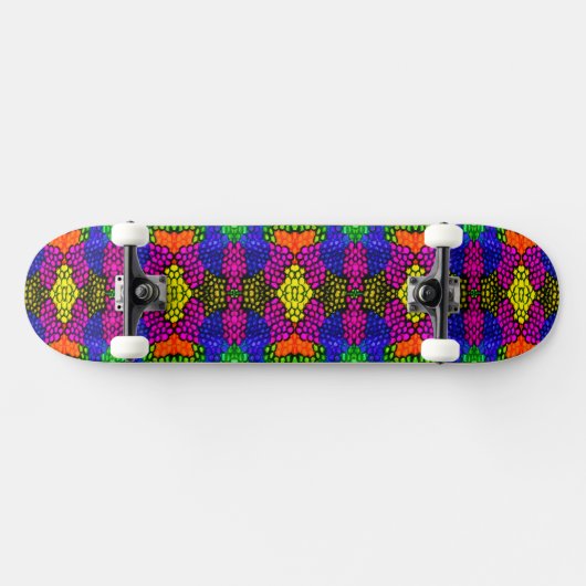 Abstract Art Bright Pattern Skateboard (Horizontaal)
