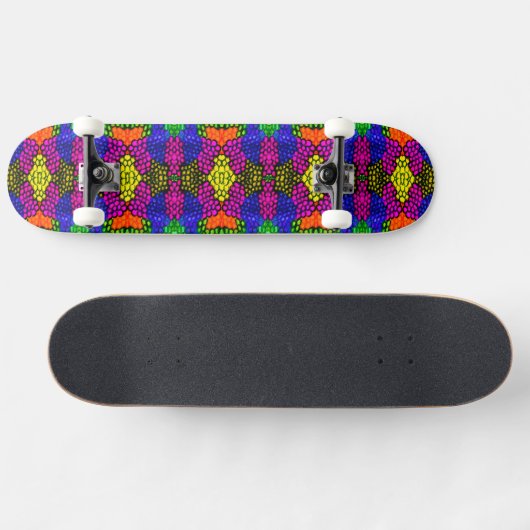 Abstract Art Bright Pattern Skateboard (Horizontaal)