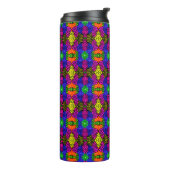 Abstract Art Bright Pattern Thermosbeker (Gedraaid links)
