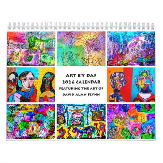 ABSTRACT ART BY DAF 2026 Calendar Kalender