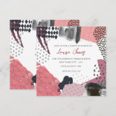 Abstract Art Collage Promotional Event Kaart (Voorkant / Achterkant)