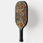 Abstract Art Earth Tones Pattern Pickleball Paddle (Links)