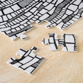 Abstract Art Geometric Shapes Difficult Puzzle (Côté)